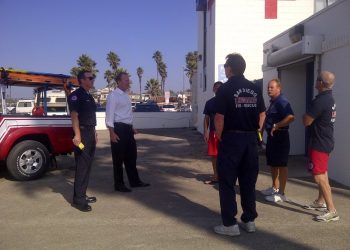Artist makes a splash on guardrail outside skate park