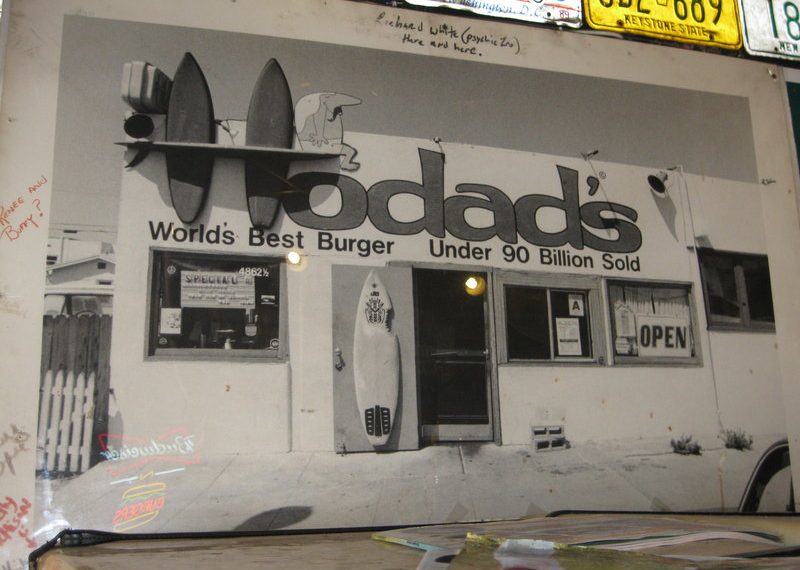 In memory of Mike Hardin, here's our story of Hodad’s celebrating 45 years in OB last summer?