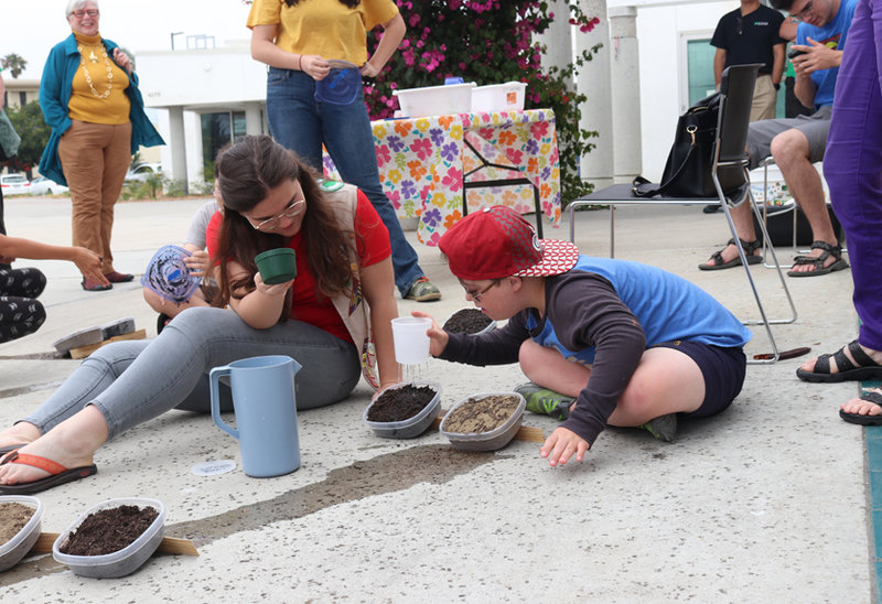 Pacific Beach Girl Scout promotes water wise landscaping