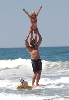 Local surfers and surfing dog featured in upcoming television special