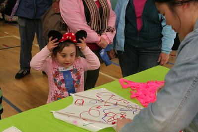 She’s all ears when it comes to kite making