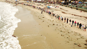 Drawing a line in the sand