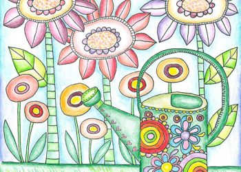 Winners of Ocean Beach Farmers Market Adult Coloring Contest