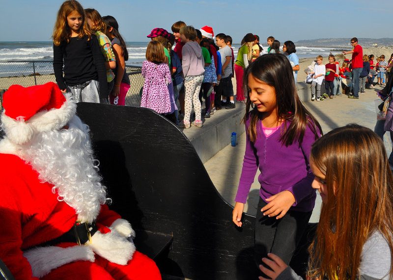 The holiday spirit just keeps on coming in Ocean Beach