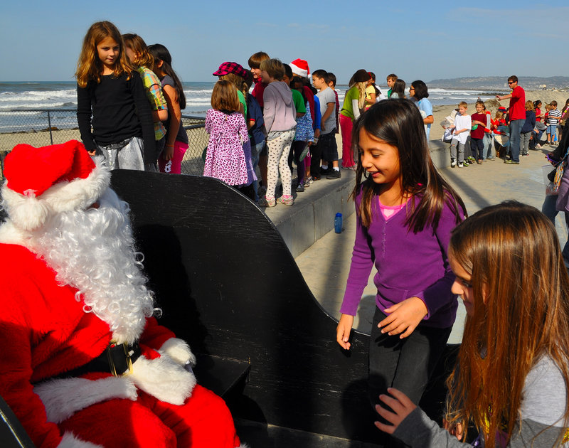 The holiday spirit just keeps on coming in Ocean Beach