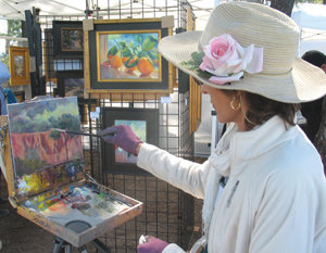 Nice view and striking hues at Art in the Pines