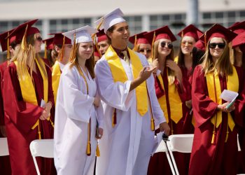 Students buy and plant palm tree at Ocean Beach Elementary for Earth Day