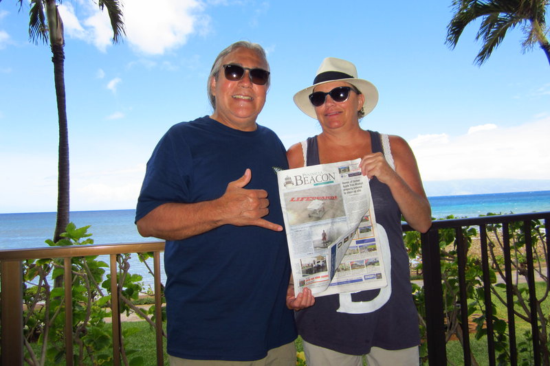 On vacation with the Peninsula Beacon