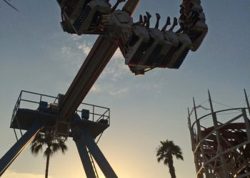 Beach Blaster ride at Belmont Park closed