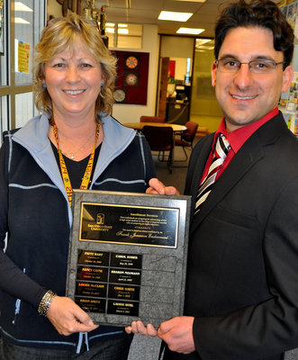 Hurl earns distinction as school counselor of year