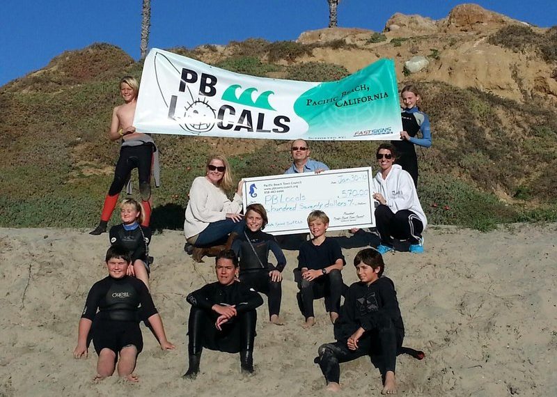 Pacific Beach Town Council helps local kids catch a wave