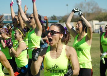 Strong women tackle Alzheimer's on the gridiron