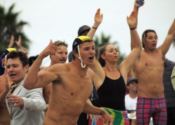 La Jolla team wins Ron Trenton Memorial Lifeguard Relays in Ocean Beach