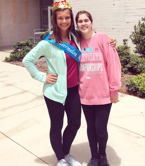Splat! Gravity takes over at UCSD’s Watermelon Drop
