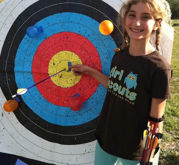 Local Girl Scout’s cookie sales target, hit bullseye