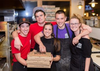 Toy drive at Woodstock’s Pizza for Rady’s Children’s Hospital