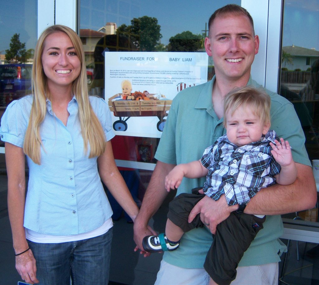 Fundraising begins for toddler in need of new kidney