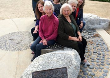 Students buy and plant palm tree at Ocean Beach Elementary for Earth Day