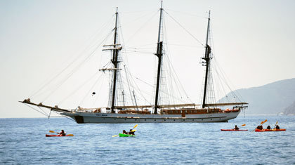 MBHS IB students set sail on tall ship, scientific journey