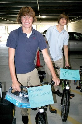 Bishop's students put right spin on Build-A-Bike project