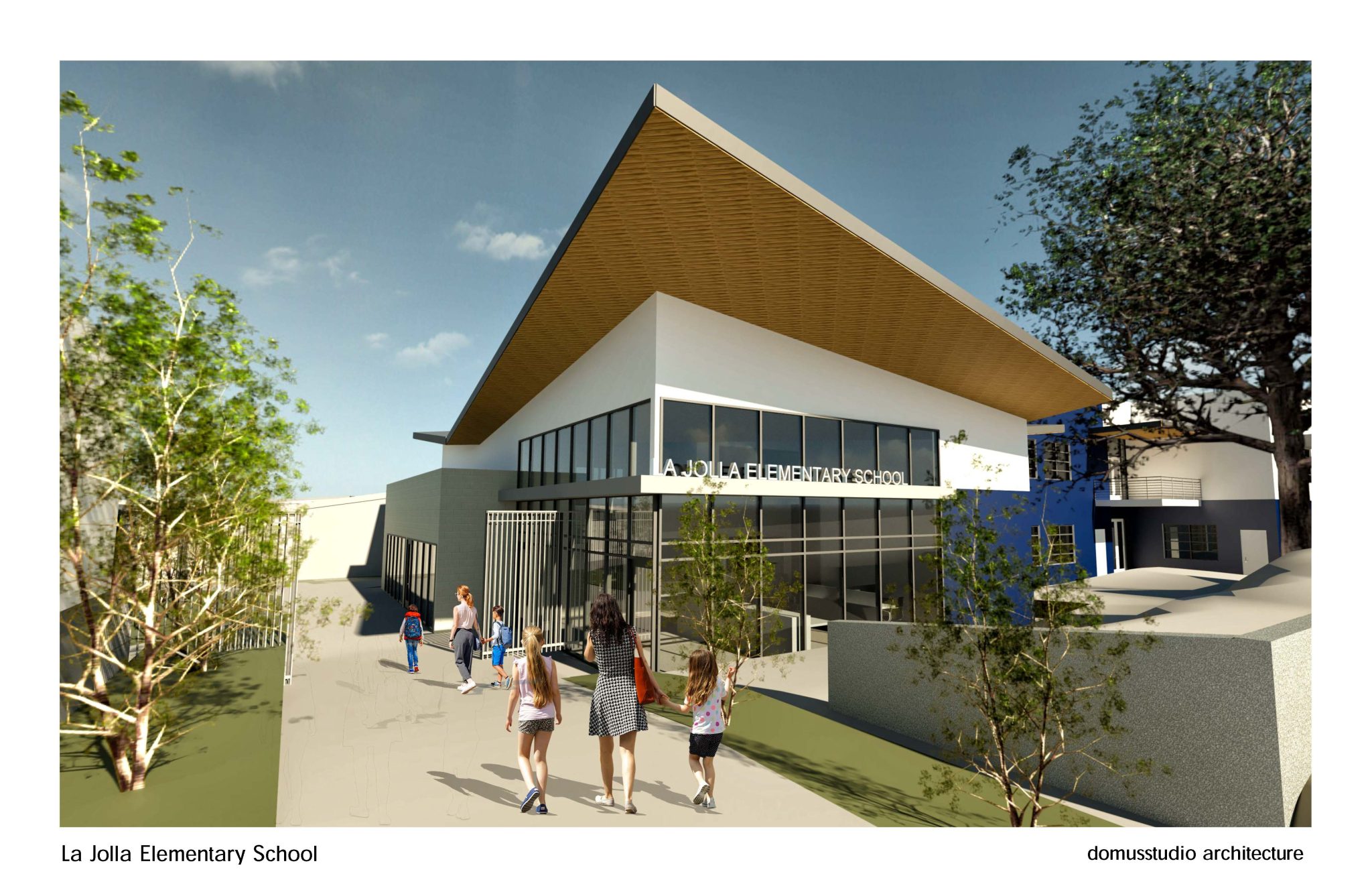 La Jolla Elementary students celebrate school construction milestone