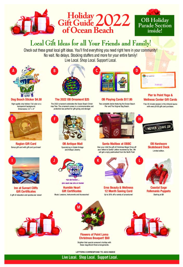 thumbnail of Ocean Beach Holiday Gift Guide 2022