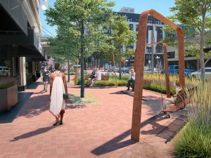 SOUTH COAST PLAZA TOWN CENTER/ PWP Landscape Architecture  Landscape and  urbanism, Landscape architecture, Streetscape design